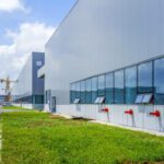 Industrial park factory building warehouse