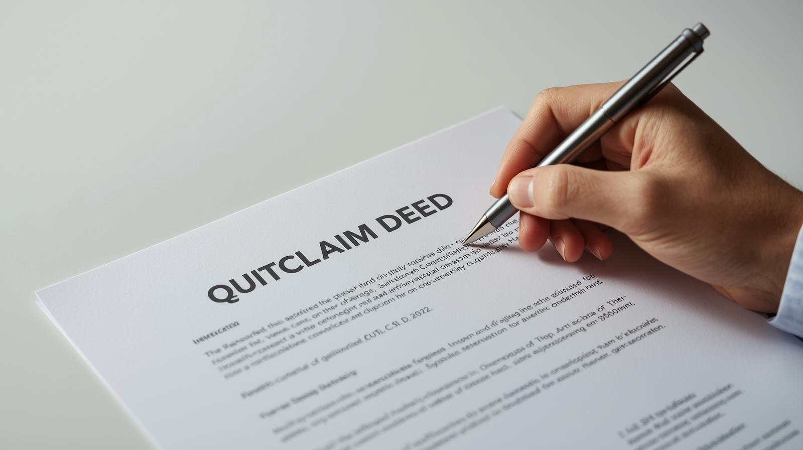 quit claim deed
