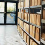 Small warehouse interior