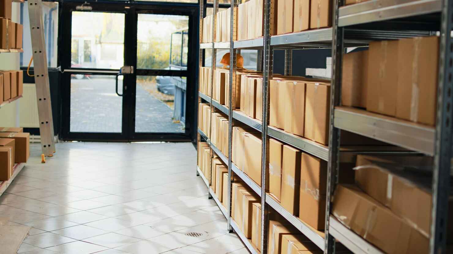 Small warehouse interior