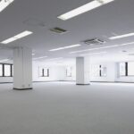 completely empty open-plan office