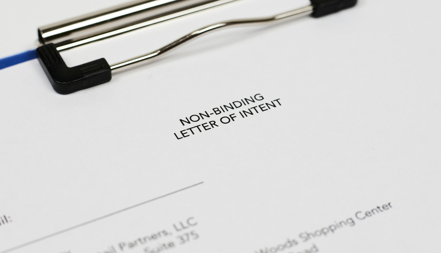 LOI in commercial real estate